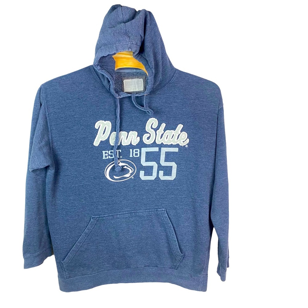 VTG Fourth & One Penn State Hoodie Adult 2XL Blue Hoodie‎ Pullover Nittany Lions